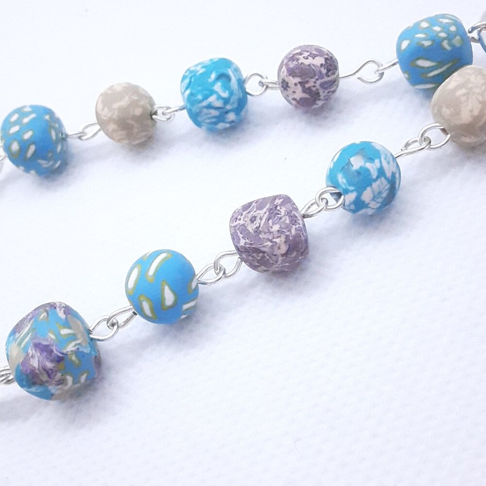 HOST PICK!! NEW blue Viva Bead necklace - Picture 3 of 11